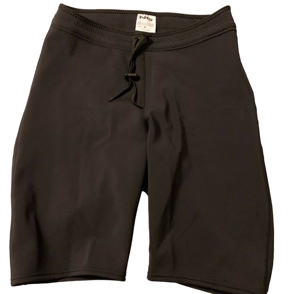 NRS HydroSkin 0.5 Sport Shorts XL Women Black Compression Activewear Cycling Gym